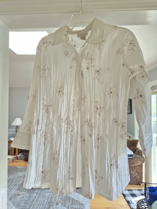 Studio Works Tops - Studio Works XL Lorelai Gilmore Y2k Vintage Embroidered Blouse.